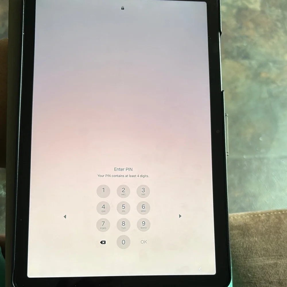 Black Tablet with Case